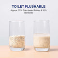 HONEY CARE Petrichor Mix Cat Litter I Tofu Cat Litter I Nature Plant-Based Pellets and Bentonite Sustainable I Low-Dust 