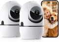 DYPCO Indoor Camera for Home Security, 5G Baby Pet Camera with Phone App, 360° PTZ Indoor Camera for Baby MonitorDog Cam