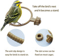 FOIBURELY Bird Breeding Nest Canary Finch Parrot Weave Hemp Rope Nest（4.4inches）