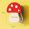 2Pcs Towel Hook Mushroom Shaped Hanger with Rolling Ball Towel Holder Wall Clip