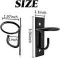 ROYHOO 2PCS Bucket Hooks for Horses Equestrian Bucket Hook Metal Water Bucket Hangers Horse Stalls Feed Bucket Barn Farm