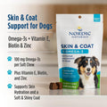 Nordic Naturals Dog Omega-3 Chews, Skin & Coat - EPA/DHA - 30 Count