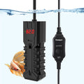 25W Aquarium Heater, Adjustable Small Fish Tank Heater, with Digital Display, Overheat Protection & Dry Run Protection, 