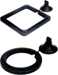 SunGrow 2 Betta Feeding Ring, Prevent Water Turbulence from Washing Food into Filter, Practical Round Floating Food, Sui