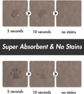 MontVoo Absorbent Dog Food Mat-Dog Mat for Food and Water Bowl | Quick Dry Pet Dish Mat, No Stains & Easy Clean Cat Rug 