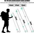 78" Extendable Snake Grabber Reptile Tongs Rattle Snake Catcher