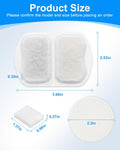 10 Set Dog Water Filter Replacement Fit for oneisall Dog Water Fountain 7L/230oz/1.8G Stainless Steel, Dog Water Bowl Di