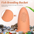 Sosoport Angelfish Spawning Cone Pottery Clay Light Brown