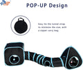 GONPETGP Cat Tunnels for Indoor Cats with Cube Tent Toys Combo, Pop Up Collapsible Crinkle Interactive Peek Hole, Cat Tu