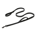 Amazon Basics Dog Leash, 6ft with 2 Comfortable Dual Padded Handles for Traffic Control, Highly Reflective Leashes for Large & Medium Dogs, Night Safety, Easy Snap Hook, Black