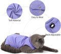 LIANZIMAU Cat Recovery Suit Female Cat Onesie After Surgery Spay Neuter Cone Alternative Breathable Post Surgery Recover