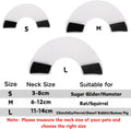 Sugar Glider Recovery Cone - Adjustable Protection Collar Soft Recovery Collar for Rat Bird Hamster Rabbit Guinea Pig Af