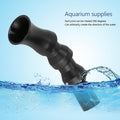 Aquarium Duck Flat Nozzle, Flexible 360°Rotatable Water Outlet Plastic Aquarium Water Outlet Nozzle Pipe End Outflow Pum