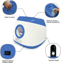 SOCO Automatic Ball Launcher for Dogs Large- 3 Distance Settings (40/60/80FT) w/Remote Control | 2.5" ETPU Tennis Balls 