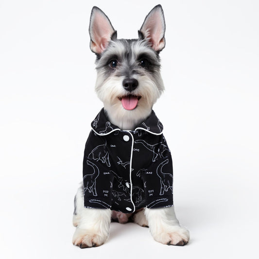 CuteBone Two-Leg Velvet Pet Pajamas Girl Dog Clothes - Soft, Cozy, and Stretchy Boy Pjs for Small, Medium Dogs and Cats Winter Sleepwear Apparel
