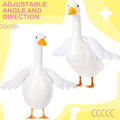 Abbylike 1 Pcs Halloween Poseable Goose Wings for 13-28", Rippled Edge