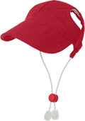 Pet Dog Baseball Cap, Cat Hat, Cat Dog Sun Cap with Ear Holes, Adjustable Puppy Outdoor Sun Hat
