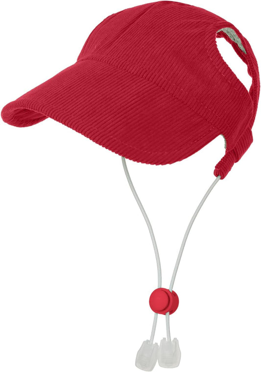 Pet Dog Baseball Cap, Cat Hat, Cat Dog Sun Cap with Ear Holes, Adjustable Puppy Outdoor Sun Hat