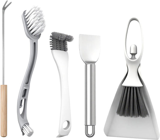 5-Piece Bird Cage Cleaning Brush Tool Set, Bird Cage Cleaner, Pet Cage Cleaning Kit, Suitable for Bird Cages, Rabbit Cag