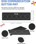 Acools Dog Buttons for Communication, 6 Pcs Dog Talking Button Set, 30s Voice Recordable Pet Training Buzzer, Speaking B