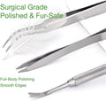AHHOMATATA Tick Removal Tool & Twister Kit for Dogs, Cats & Humans, 10-in-1 Stainless Steel Tick Removers & Tick Puller Set - Professional Tick Tweezers Tool for Camping, Hiking & Dog Tick Remover