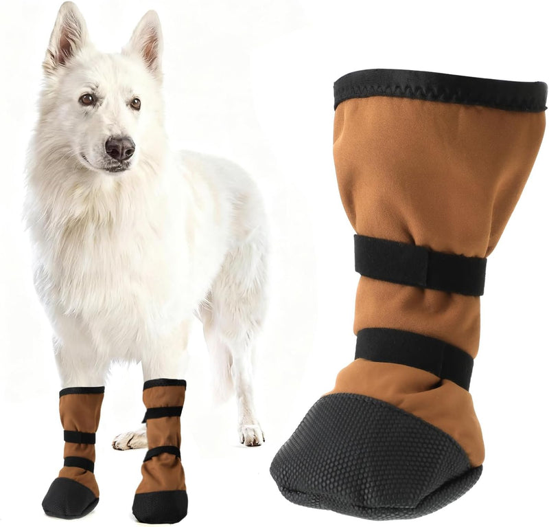 2 Pcs Dog Paw Wound Recovery Boots Non-Slip Dog Protector Boots for Injured Paw Breathable Soft Pet Shoes for Wound Care