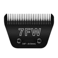 7FW Wide Blades for Dog Grooming Blades Compatible with Andis Dog Clippers Blades,Dog Clipper Blades Compatible with Oster A5,Wahl km10 Dog Clippers,Stainless-Steel Blade Sharp