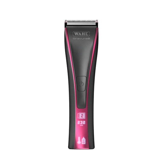 Wahl Pro Animal Bravura2 - Cordless Professional Pet Clipper for Dogs, Cats & Horses - Multi-Speed - Durable & Easy to Carry - USB Charging - Travel-Friendly - Comfortable Grip - Brilliant Rose