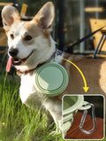 2-Pack Collapsible Dog Bowls, 22oz Large Breed Portable Silicone Dog Bowls
