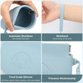 WALLFID Silicone Dog Treat Pouch Small Bag,Auto Closure,with Pet Training Clicker,Walking Bag for Dog and Cat,Pocket Siz