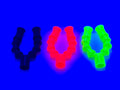 Dual Random Flow Generator Kit for Biocube 16, 1/4 Inch, PETG, Black neon Orange and Neon Green, UV Reactive