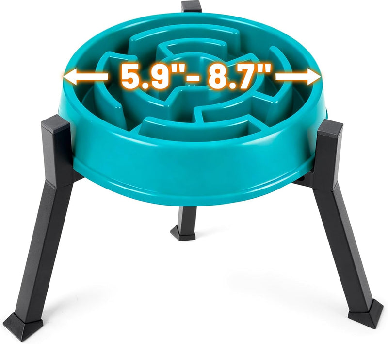 LOOBANI Elevated Dog Bowl Stand Adjustable 5.9