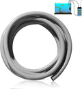 Nuanchu 5/8" ID x 13/16" Od Aquarium Flexible PVC Tubing 10ft Gray Hose