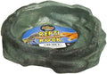 Zoo Med Reptile Rock Water Dish, Medium,Black