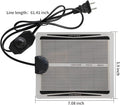 Reptile Heat Pad, Adjustable Temperature Control Lizard Terrarium Heating Mat for Small Animals Snake Turtle Bearded Dra