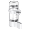 Pawfly Bird Water Dispenser, Automatic Water Feeder, Plastic Cage Water Dispenser, White Parrot Waterer for Small Parakeet Cockatiel Budgie Lovebirds (Not Fit for Food Feeding)