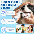 jioijioi 2Pcs Pet Dental Tartar Remover,Oral Spray for Dogs Teeth Cleaning,Pet Dental Foaming Care Spray,Dog Breath Freshener,Support Clean & Teeth and Aid in Daily Oral Use