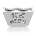 10W Wide Pet Dog Grooming Detachable Blades,Compatible with Andis,Oster A5,Wahl KM10 Clippers,Cut Length 1/16"(1.5mm),Fit for Larger Animals