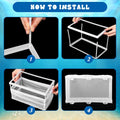 Fish Tank Breeder Net, Breeder Box for Fish Tank Simple to Install Fishes Hatchery Isolation Separation Net Plastic Fram