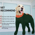 ROZKITCH Dog Onesie with Feet Covered, Prevent Licking & Shedding Recovery Suit, e-Collar Alternative 4-Sleeve with Adju
