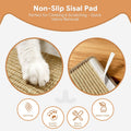 3Pcs 10"×8" Cat Wall Steps - Cat Stairs for Wall, Ladder Natural Wood with Fixtures,Turn Around or Climbing or Playing f