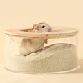 DR.DUDU 2.8lb Hamster Sand for Sand Bath, Hamster Cage Accessories(Beige)