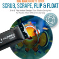 Standard. Flipper Edge Magnetic Aquarium Glass Cleaner Algae Scraper