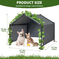 Large Dog Shade for Outside - Outdoor Dog Canopy Pet House Dog Tent Shelter