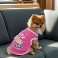 Pistha 4 Pack Dog Shirts Summer Printed Puppy Clothes Cute Sleeveless Pet T Shirts Dog Clothes for Small Medium Dogs Cats Girl(M)
