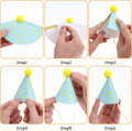 Tucnoeu 10pcs Colorful Mini Party Hats, Cute Party Hats for Stuffed Animals