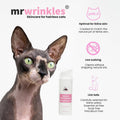 Mr Wrinkles Sphynx Cat Soothing Skin Cleanser, 100% Natural, Exclusively for Hairless Cats, Gentler Than Shampoo!