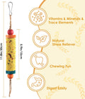 KATUMO 2PCS Bird Treats, Natural Parrots Sticks for Lovebird Conure Canary
