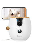 Furbo Mini 360° [New] 2K QHD Pet Camera: Dog & Cat Rotating Treat Dispenser w/Phone App, Smart Indoor Cam with 2-Way Speaker & Night Vision. No Subscription Needed. Standard See, Talk, & Toss Features