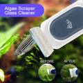 AQQA Aquarium Strong Magnetic Cleaner Brush, Fish Tank Glass Algae Magnet Cleaning Tool Floating Cleaner Scrubber Brush 